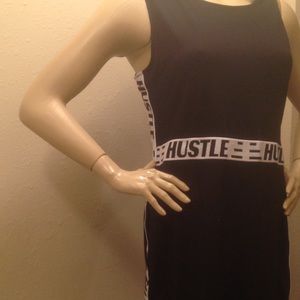 Black Sleeveless Hustle Dress